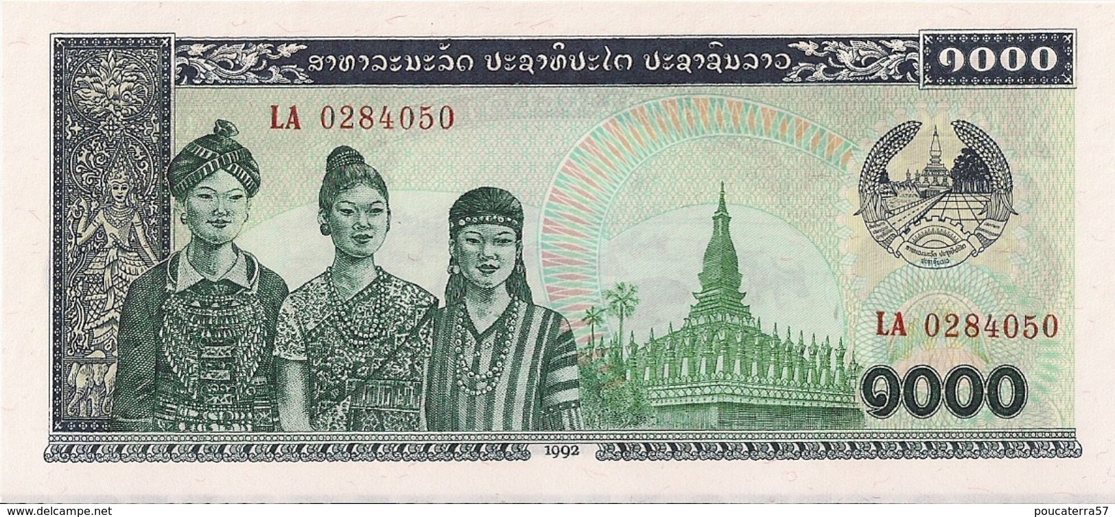 LAOS=1992   1000  KIP   P-32a    UNC - Laos