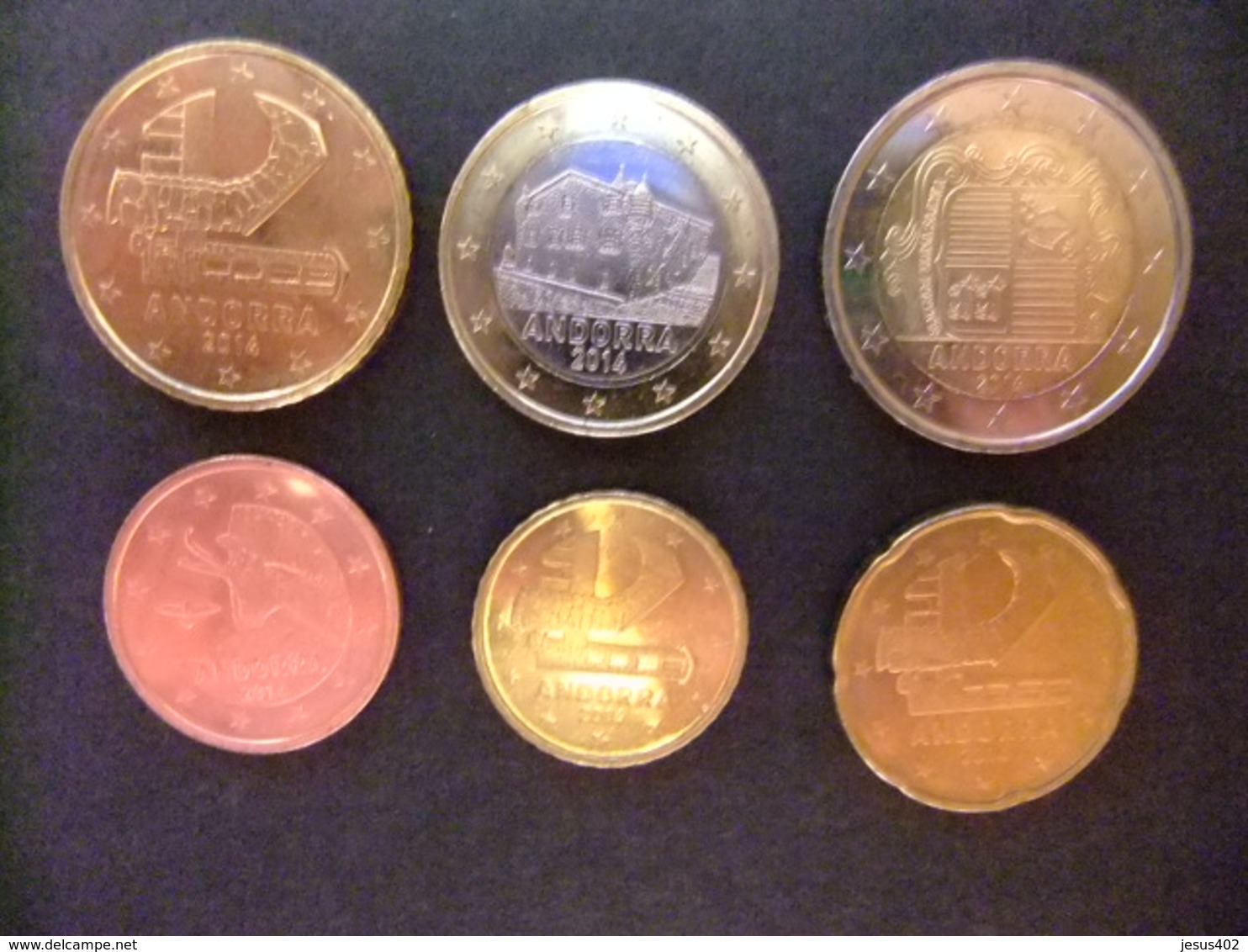 ANDORRA / ANDORRE EUROS 2014  Monedas Sin Circular - Andorra