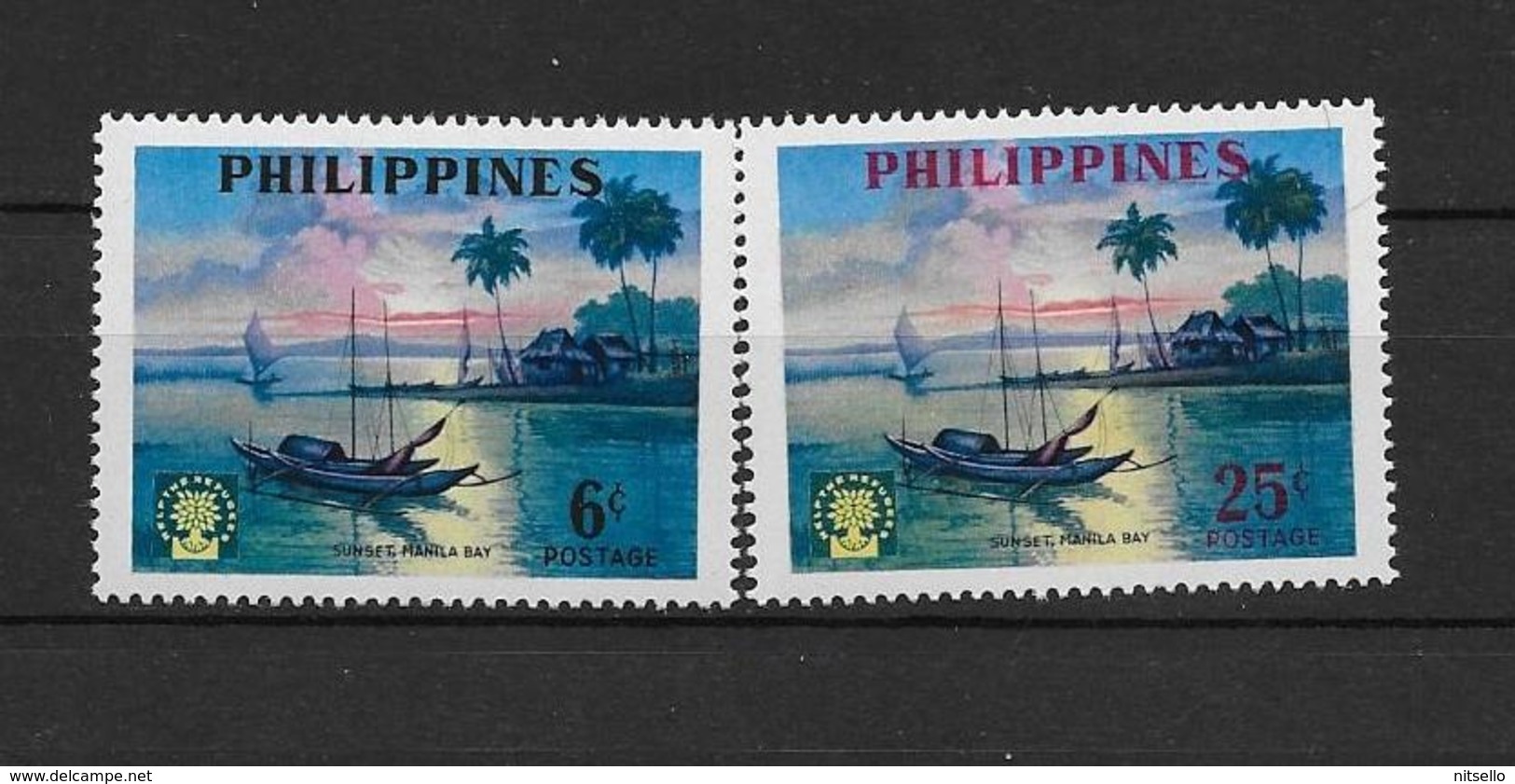 LOTE1694   ///  (C005)  FILIPINAS  -  YVERT Nº: 496/497 **MNH   ¡¡¡ LIQUIDATION !!! - Philippinen