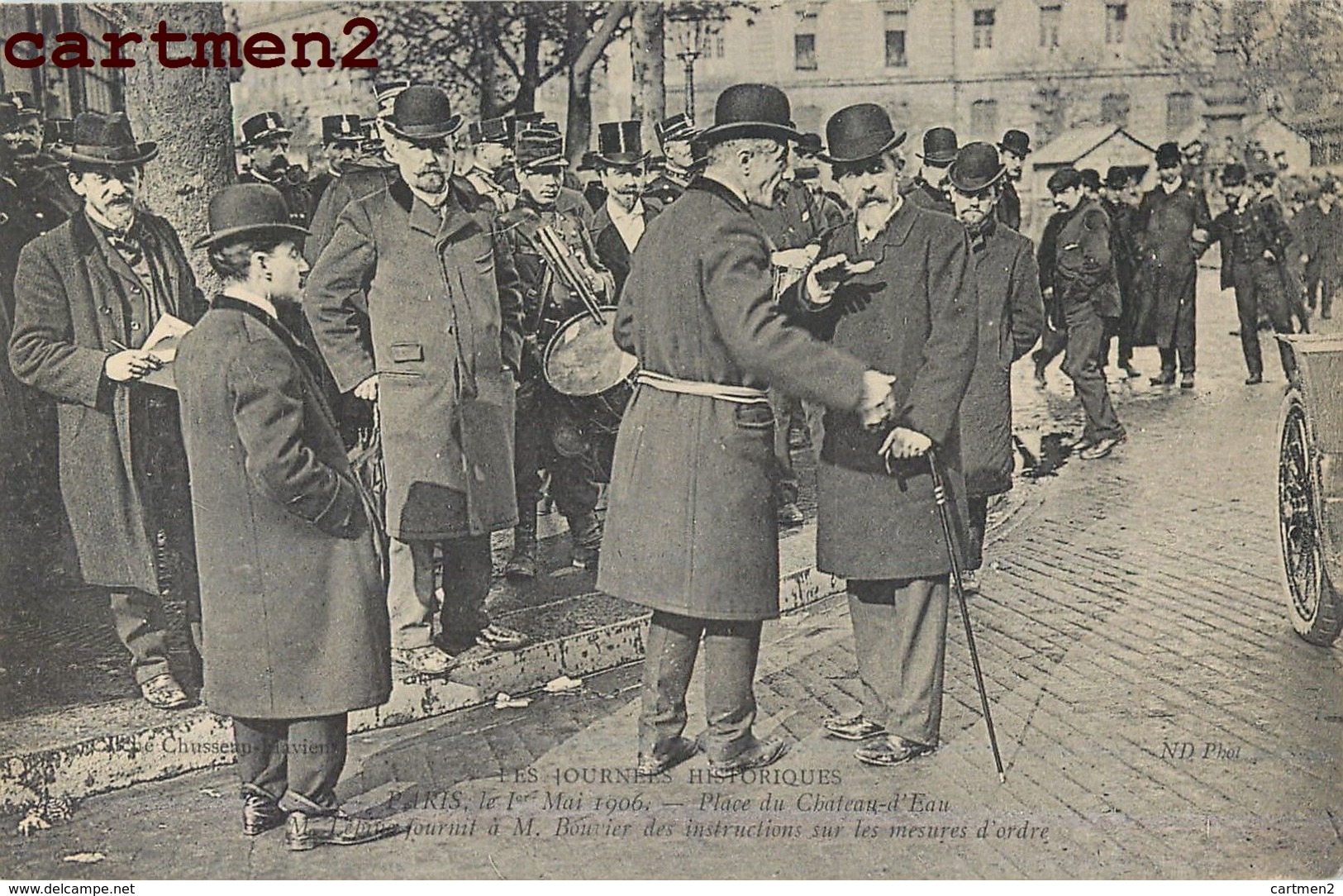 PARIS JOURNEES HISTORIQUES 1er Mai 1906 PLACE DU CHATEAU D'EAU BOUVIER LEPINE POLITIQUE EVENEMENT - Altri & Non Classificati