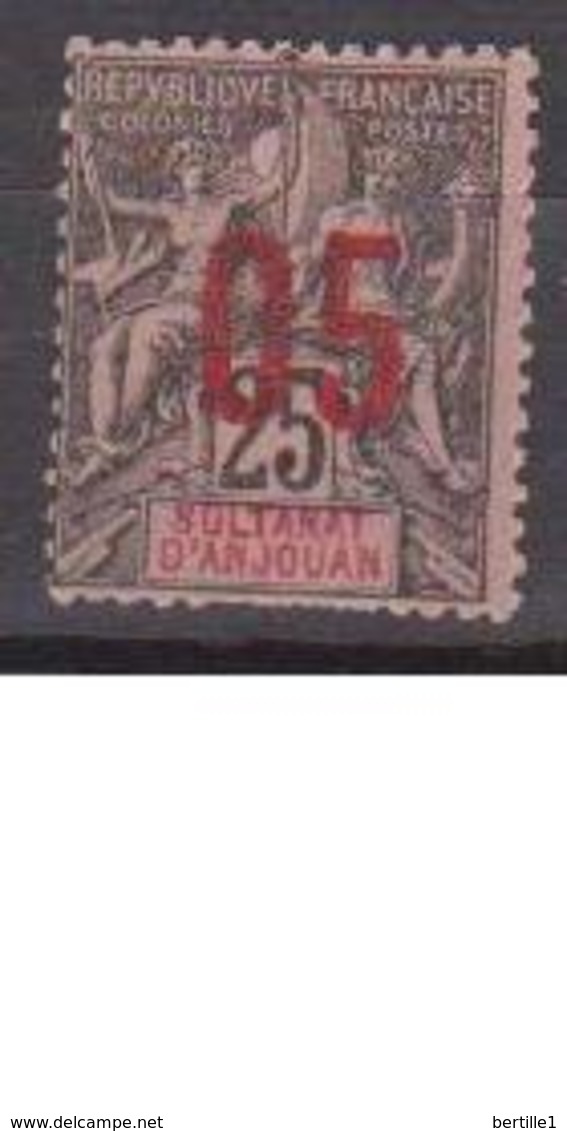 ANJOUAN               N° YVERT  :  24    NEUF SANS GOMME        ( SG     1/15  ) - Unused Stamps