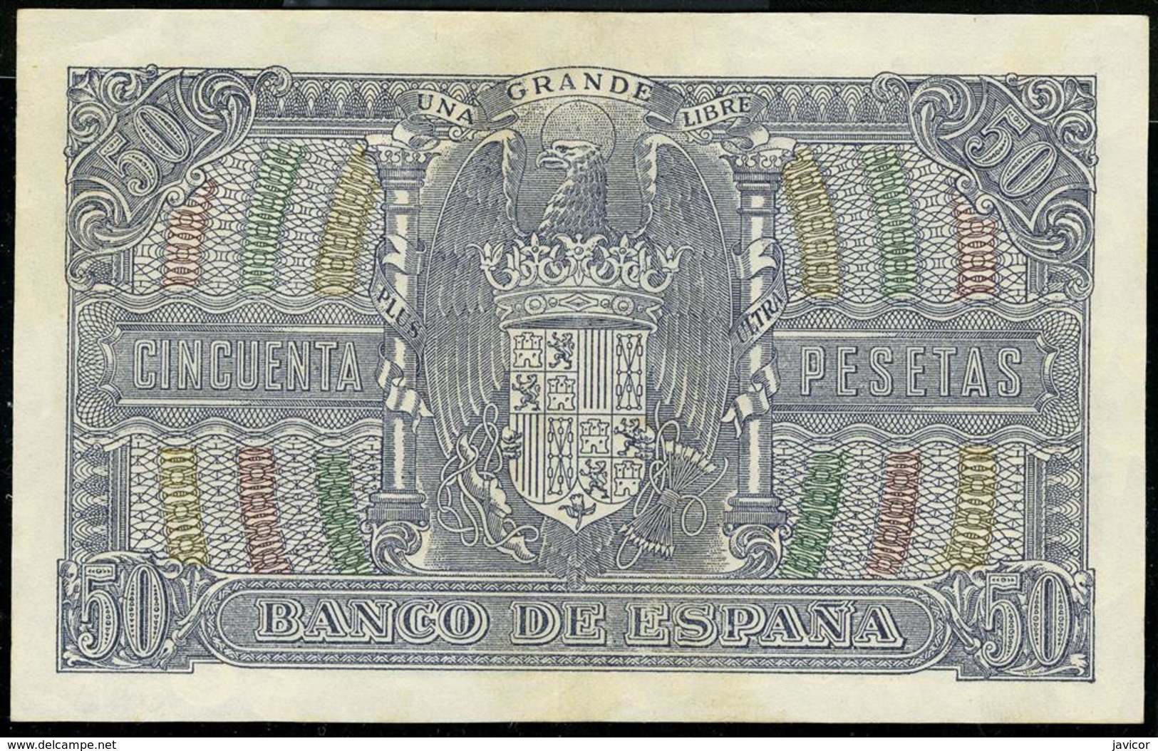 1940 Billete 50 Ptas EBC++ No.Serie: C - 50 Peseten