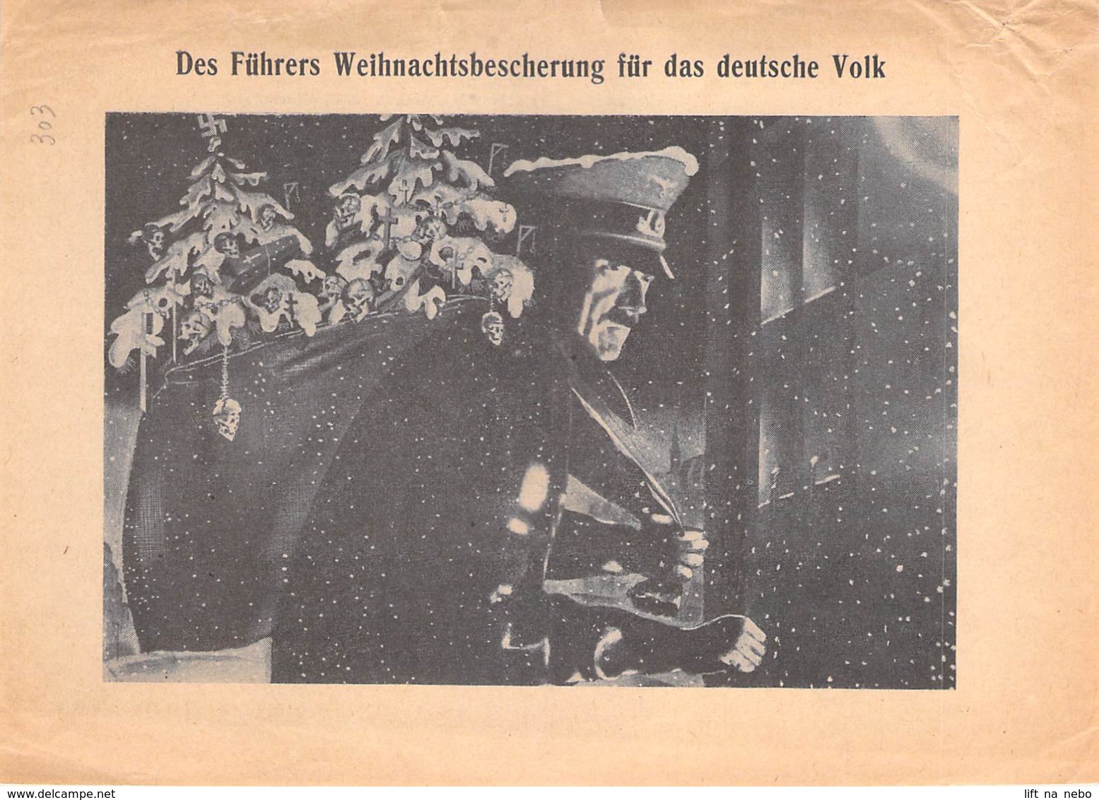 WWII WW2 Leaflet Flugblatt Tract Soviet Propaganda Against Germany CODE 578  FREE STANDARD SHIPPING - 1939-45