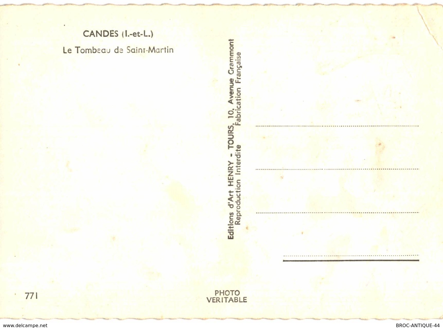 LOT N°1289 - LOT DE + 15 CARTES DE CANDES-SAINT-MARTIN