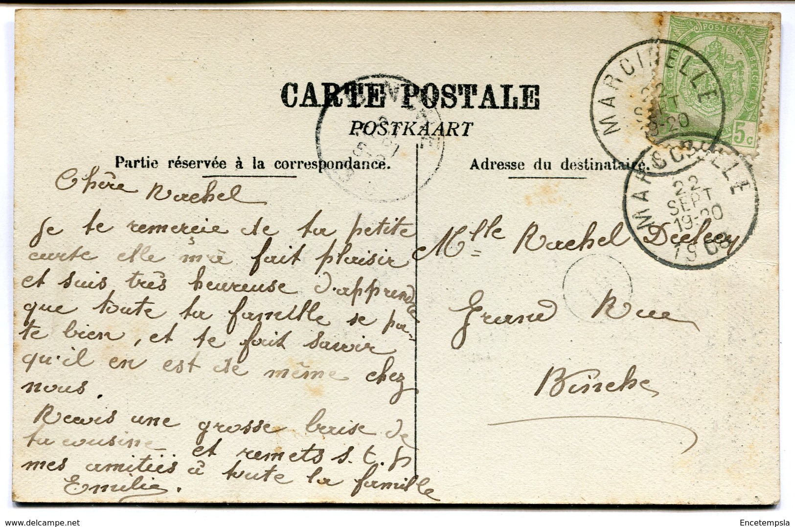 CPA - Carte Postale - Belgique - Charleroi - Le Parc - 1908 (M7891) - Charleroi