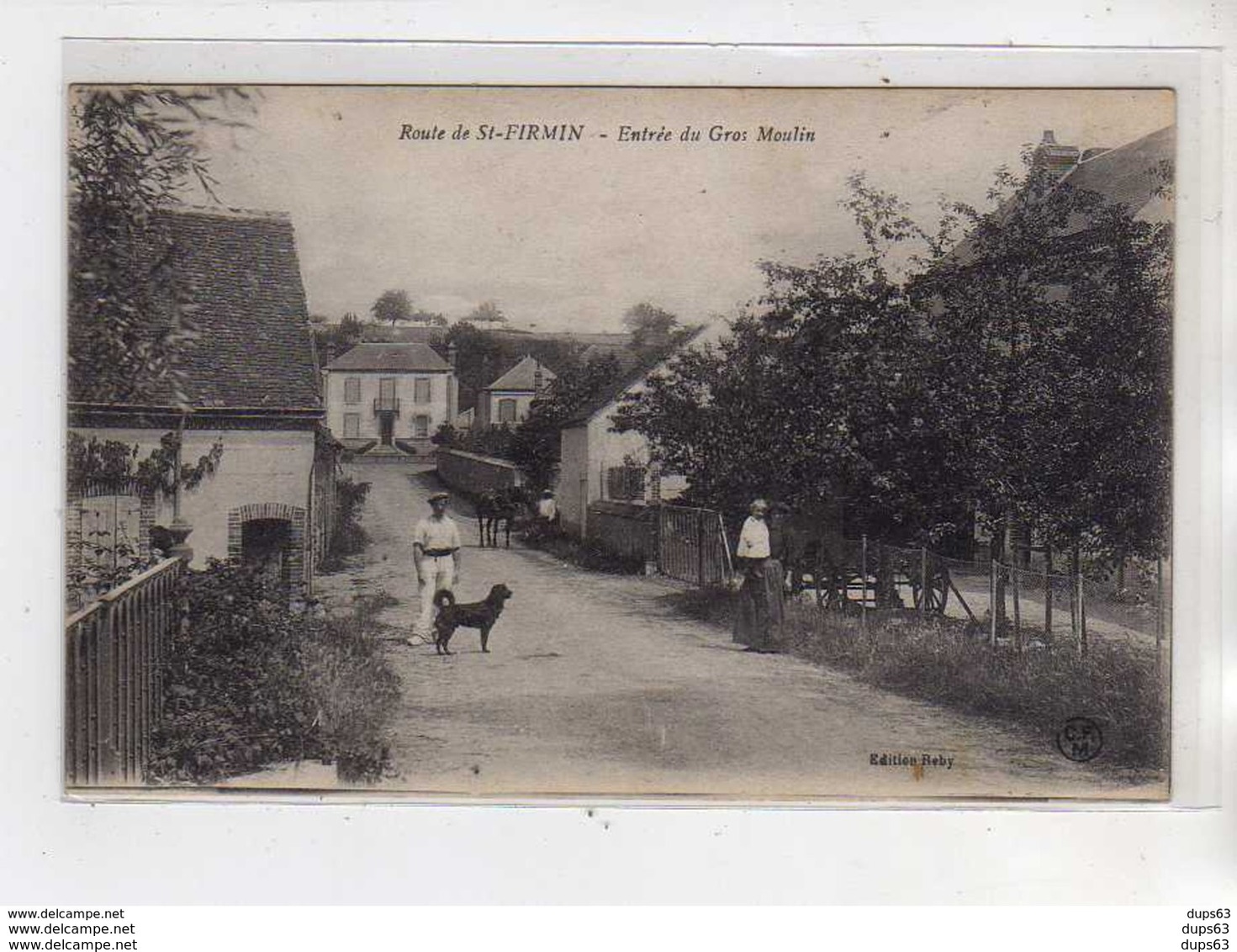 Route De SAINT FIRMIN - Entrée Du Gros Moulin - Très Bon état - Autres & Non Classés