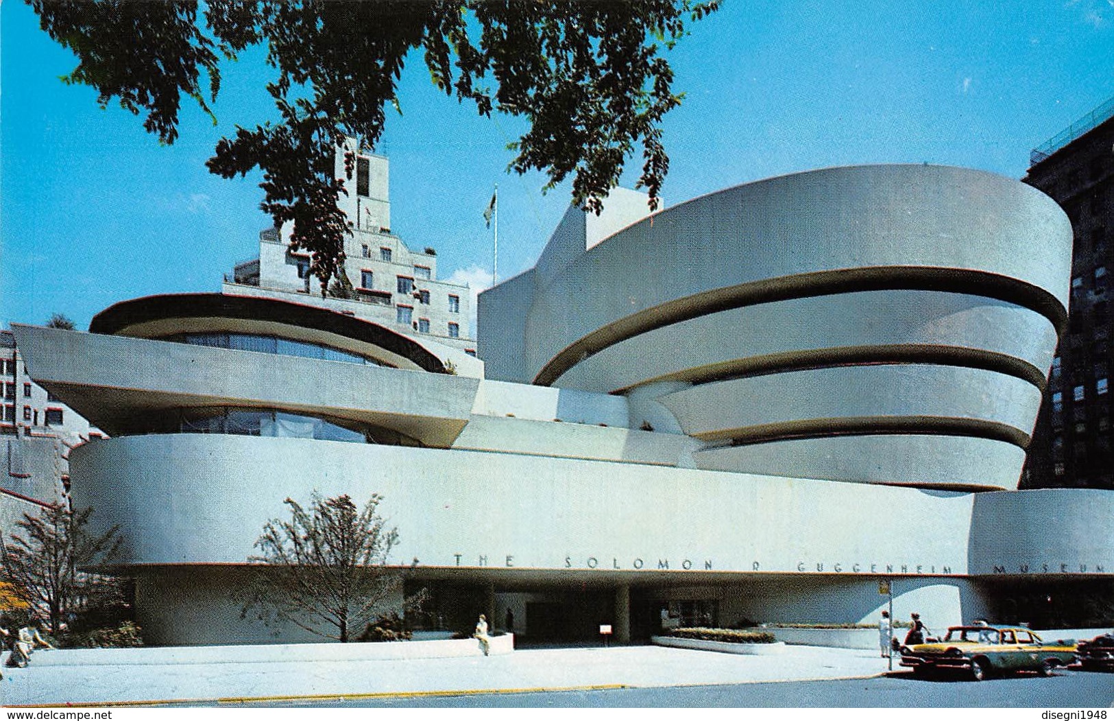 07808 "GUGGENHEIM MUSEUM (FRANK LLOYD WRIGHT) - NEW YORK CITY" CART. ORIG. NON SPED. - Museen