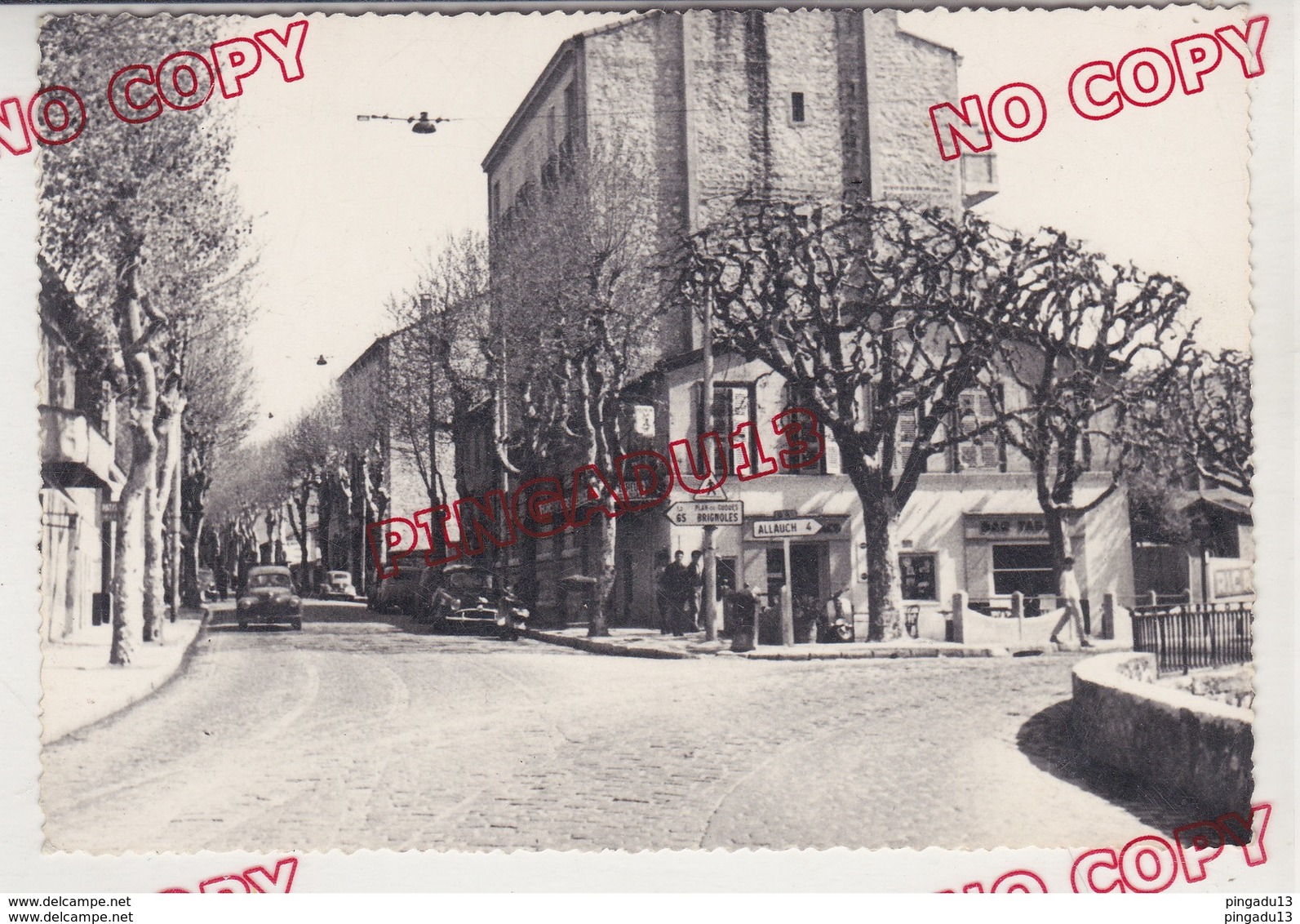 Au Plus Rapide Carte Semi-moderne Peu Courante Marseille La Croix Rouge Croisement De Route Allauch Cliché Années 50 * - Unclassified