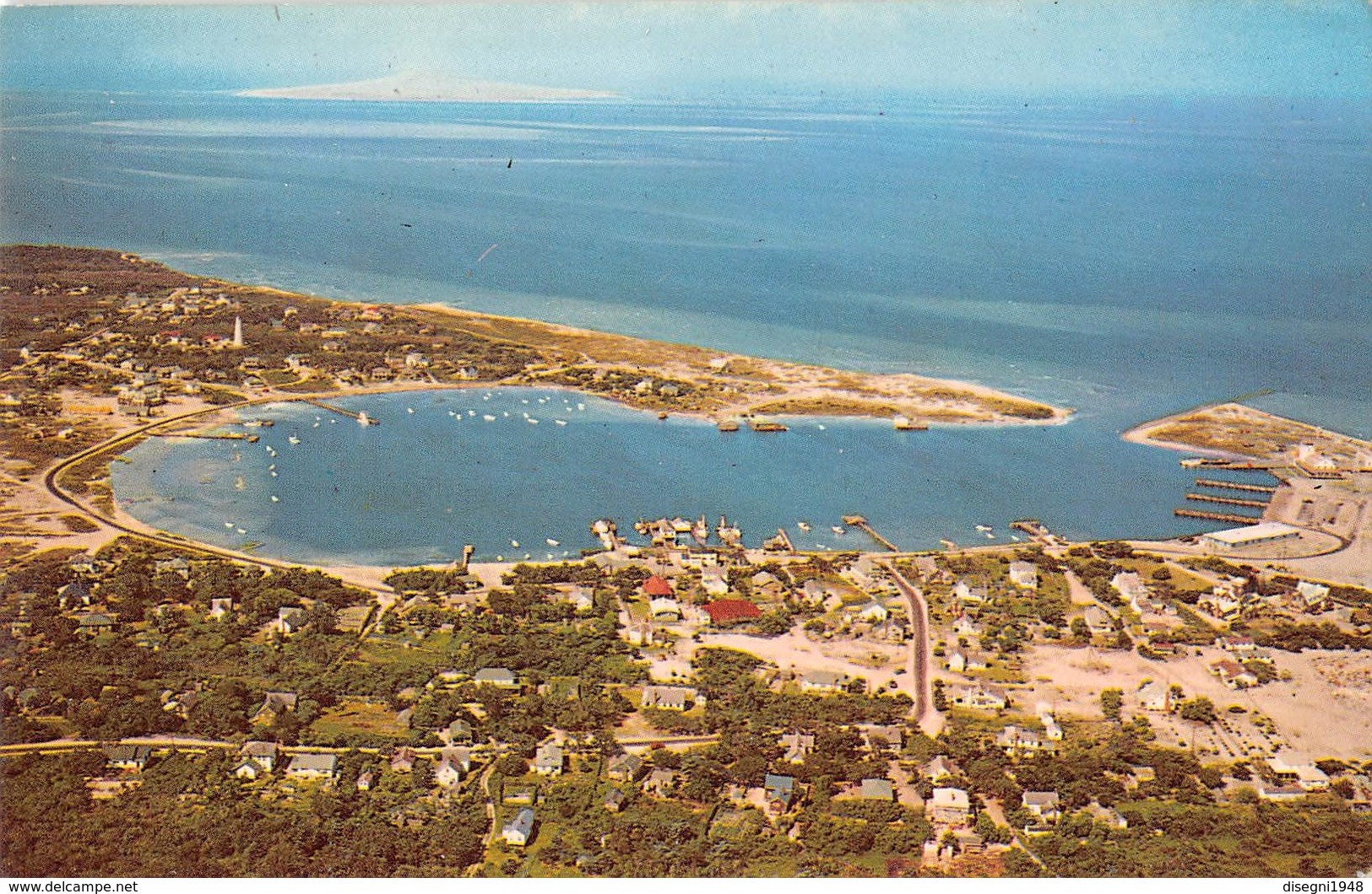 07810 "OCRACOKE VILLAGE AND HARBOR - OCRACOKE ISLAND NORTH CAROLINA" CART. ORIG. NON SPED. - Autres & Non Classés