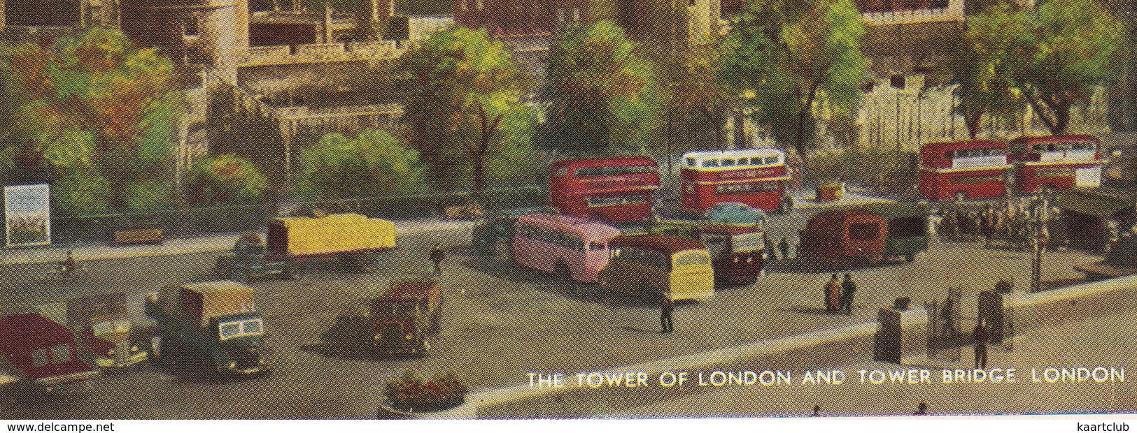 London: MORRIS COMMERCIAL 1950's, OLDTIMER VANS, TRUCKS, AUTOBUS, DOUBLE DECK BUSES - Tower, Bridge - Toerisme