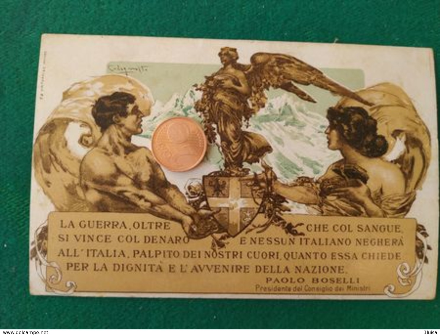 ITALIA  Sottoscrivete Prestito Nazionale 33 - Guerra 1914-18