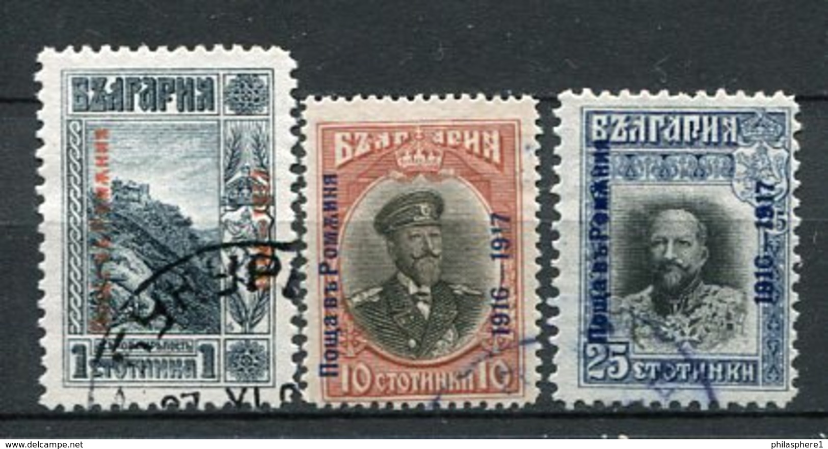 Bulgarien Besetzung Von Rumänien Nr.1, 3 + 4       O  Used               (369) - Gebraucht