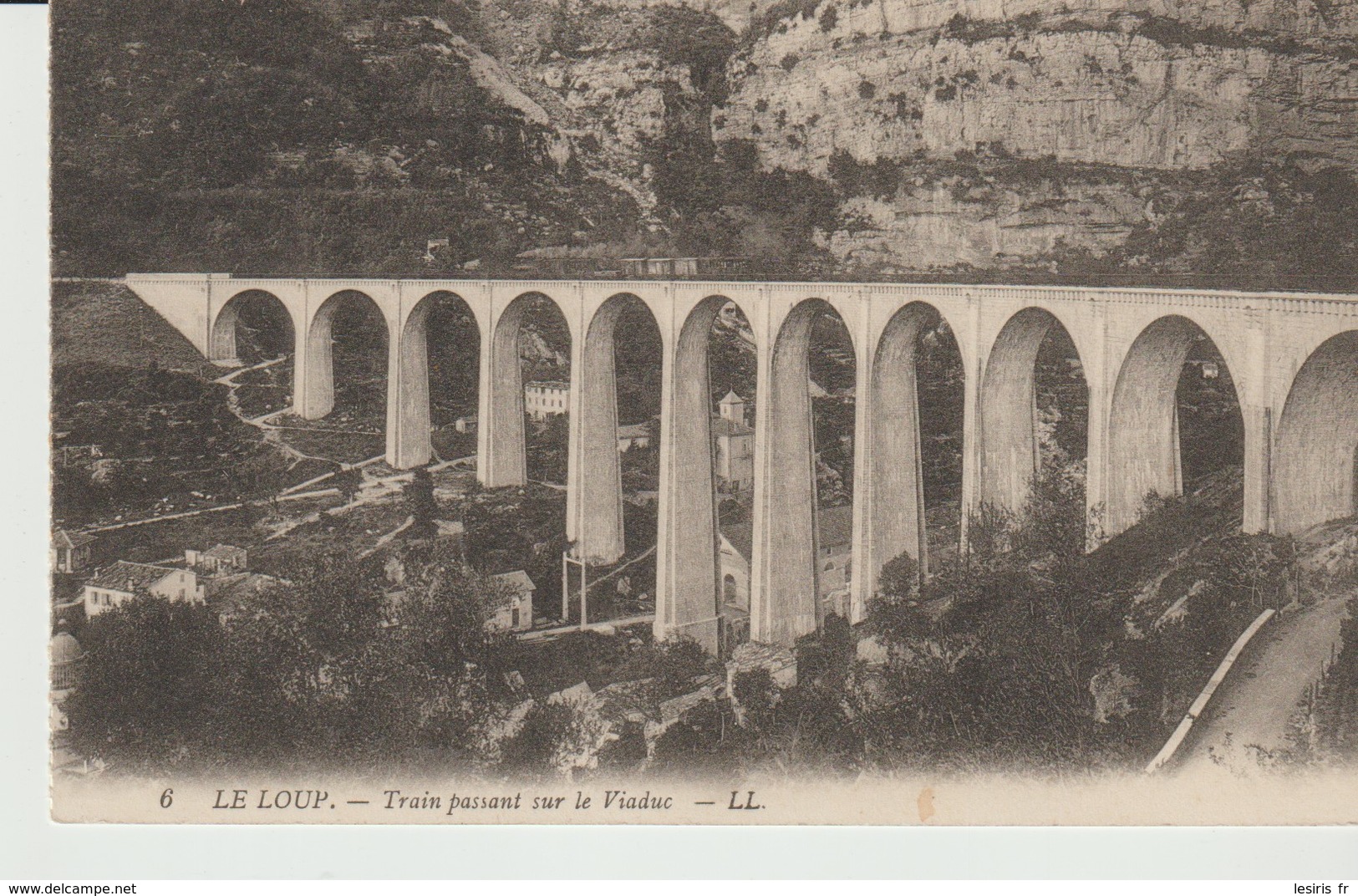 C.P.A. - LE LOUP - TRAIN PASSANT SUR LE VIADUC - L. L. - 6 - - Autres & Non Classés