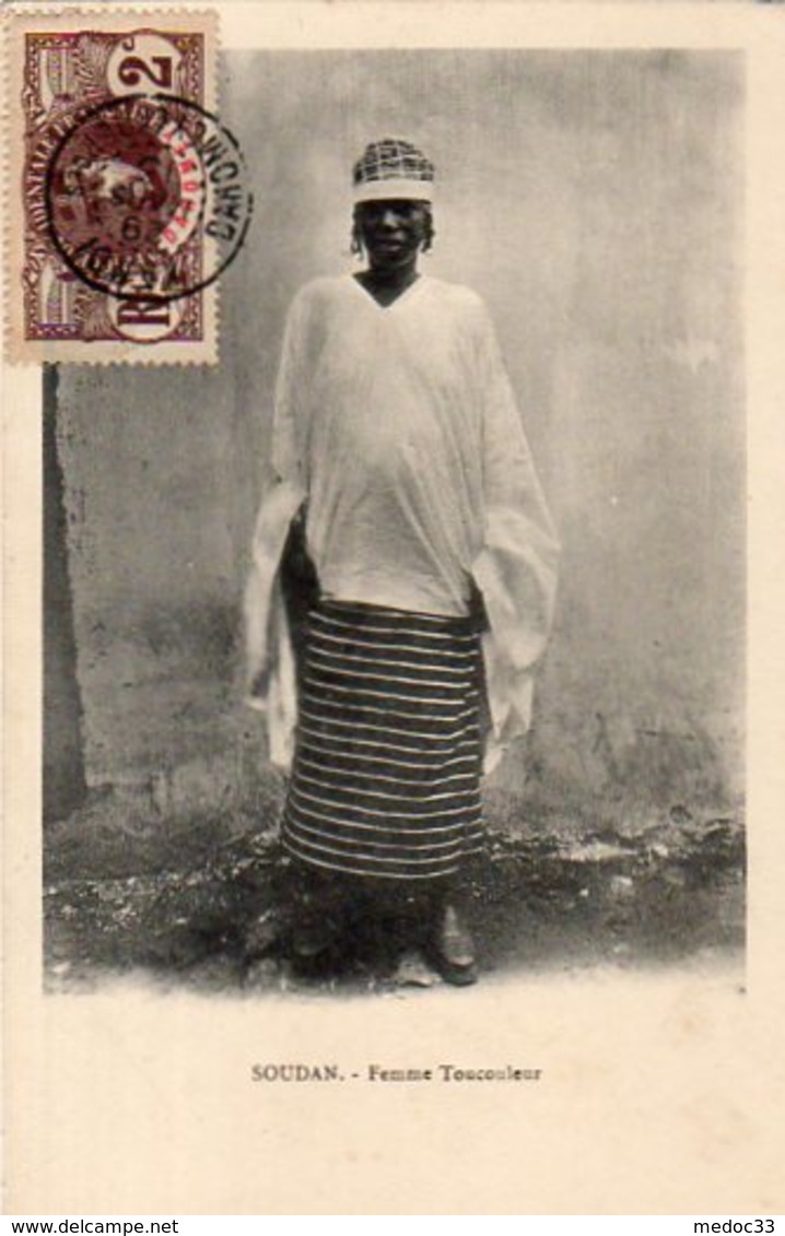Soudan,Cpa Femme Toucouleur - Soudan