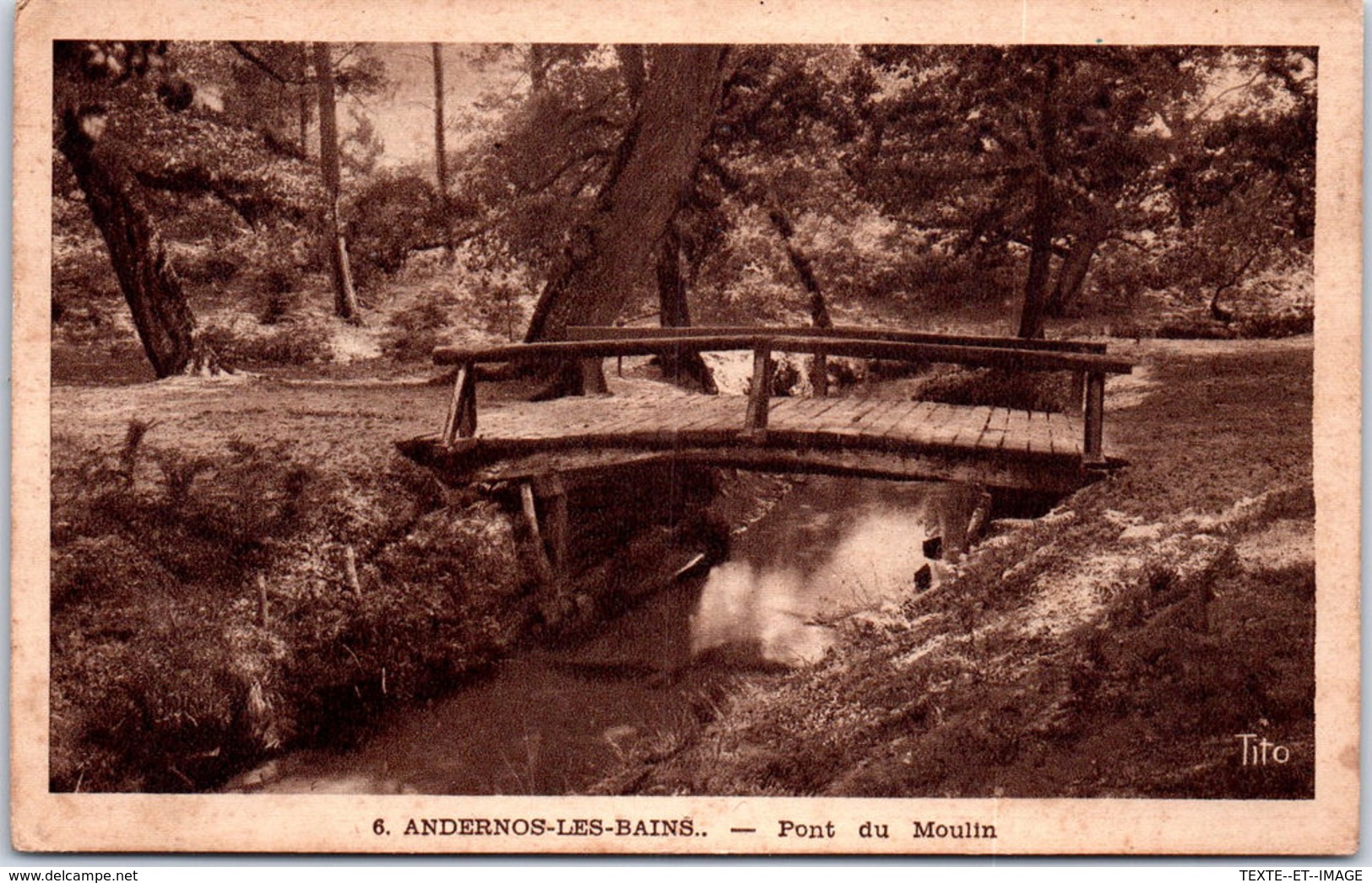 33 ANDERNOS LES BAINS - Pont Du Moulin - Andernos-les-Bains