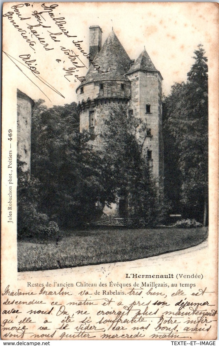 85 L'HERMENAULT - Restes De L'ancien Câteau Des Evèques De Maillezais - L'Hermenault