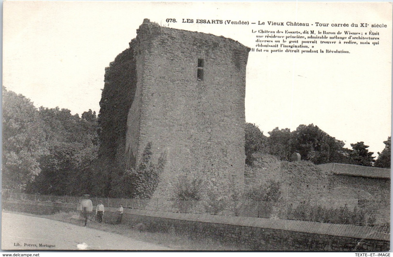 85 LES ESSARTS - Le Vieux Château, Tour Carrée - Les Essarts