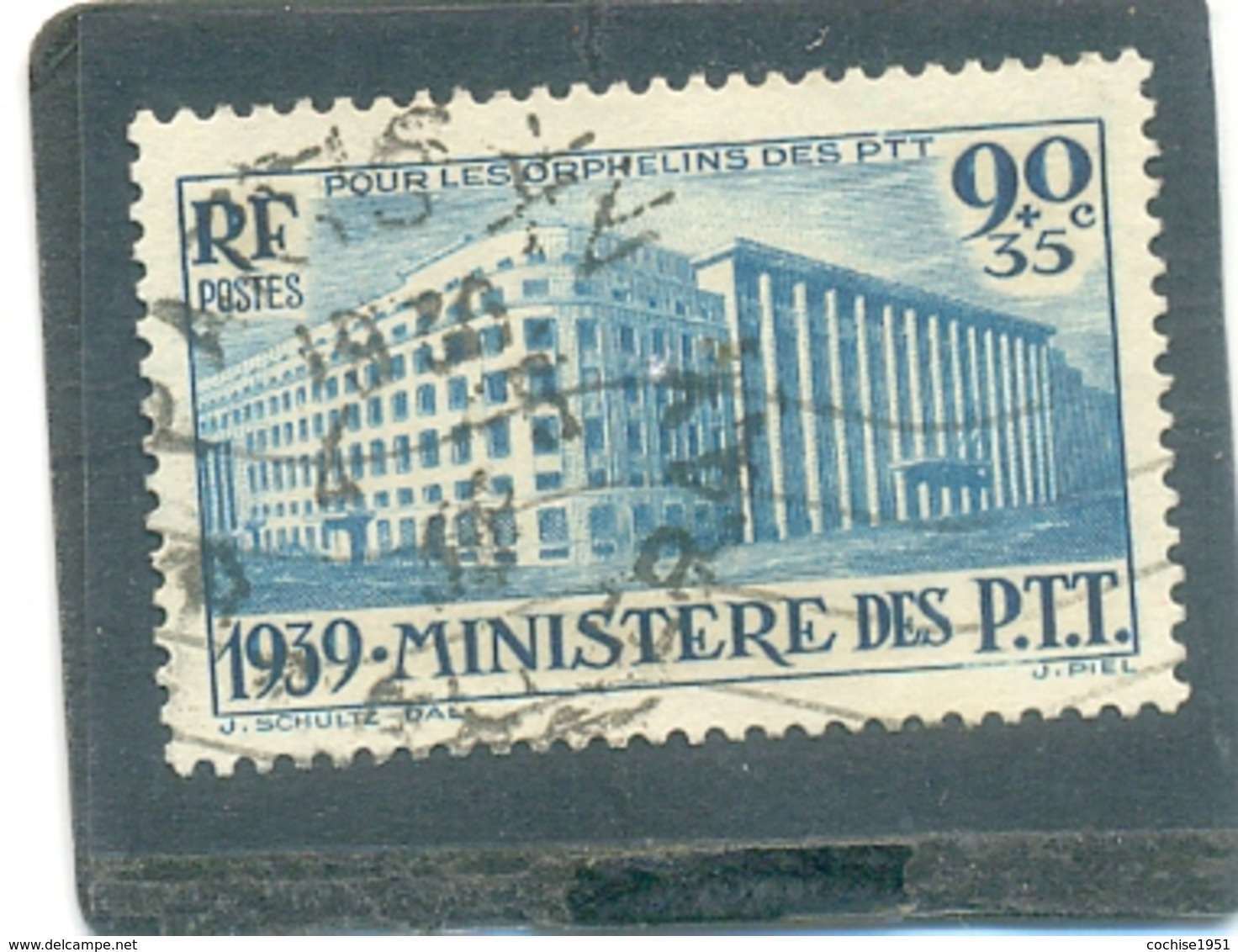 1939 FRANCE Y & T N° 424 ( O ) Ministère Des PTT - Used Stamps