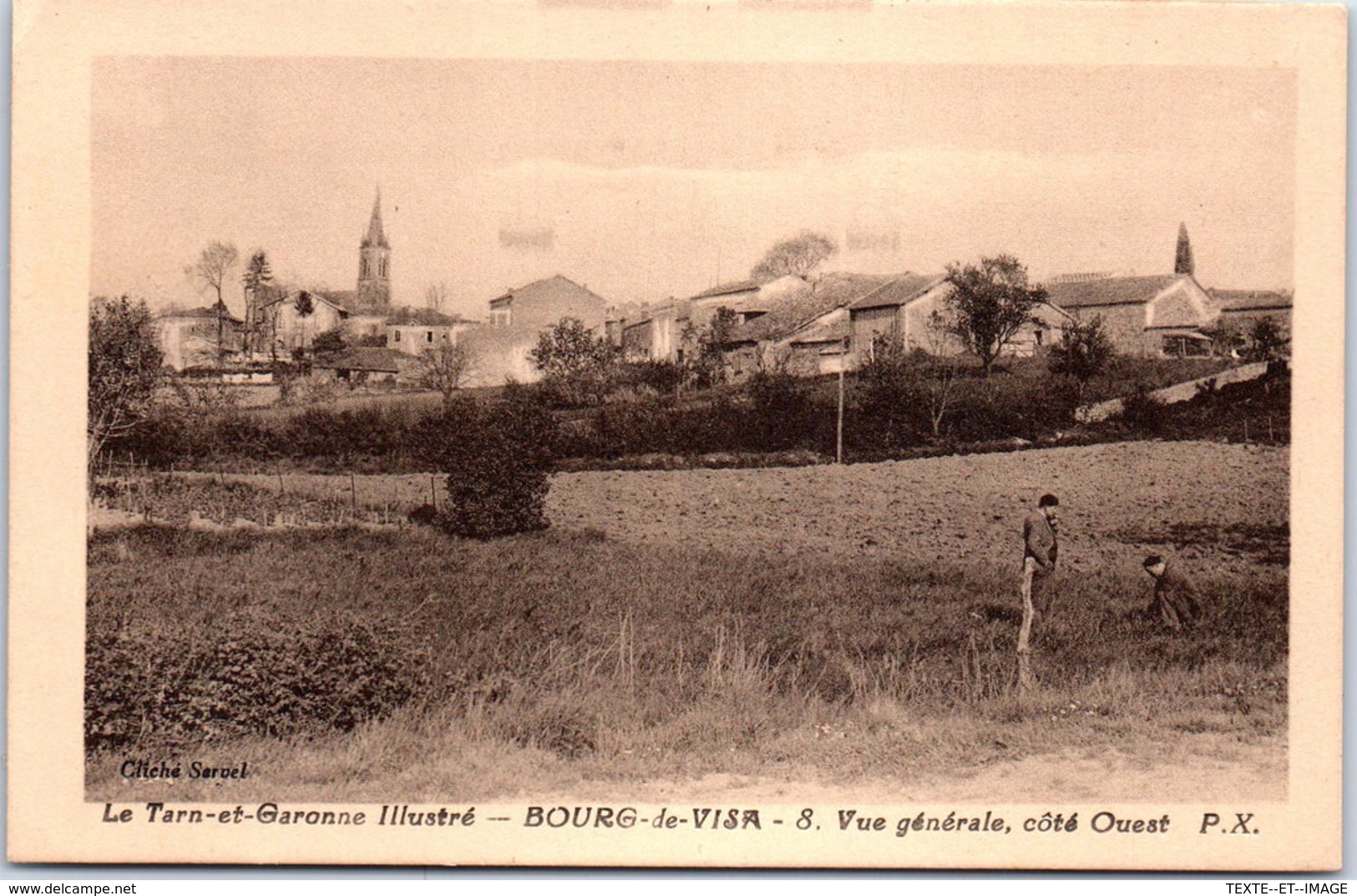 82 BOURG DE VISA - Vue Générale Côté Ouest - Bourg De Visa