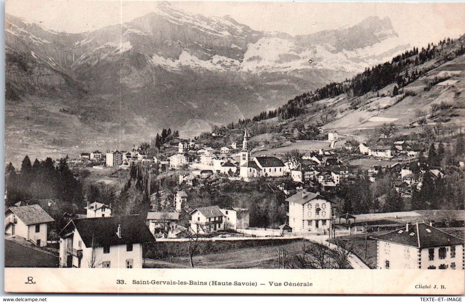 74 SAINT GERVAIS LES BAINS - Vue Générale - Saint-Gervais-les-Bains