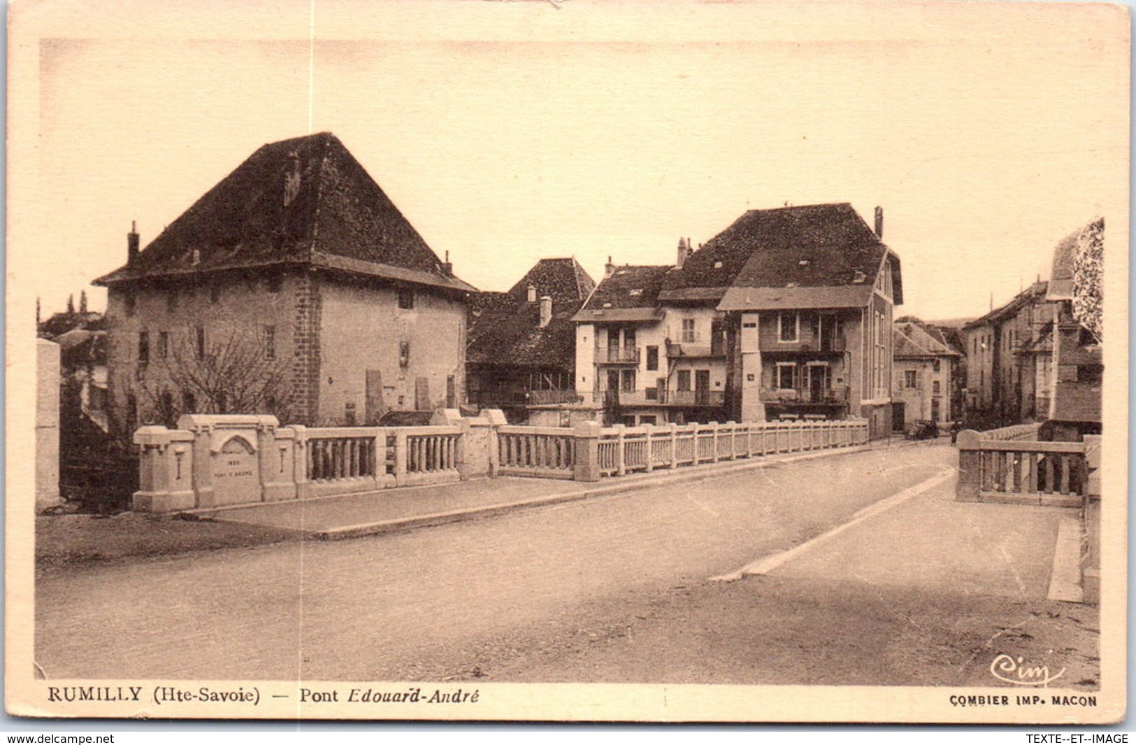 74 RUMILLY - Pont Edouard André - Rumilly