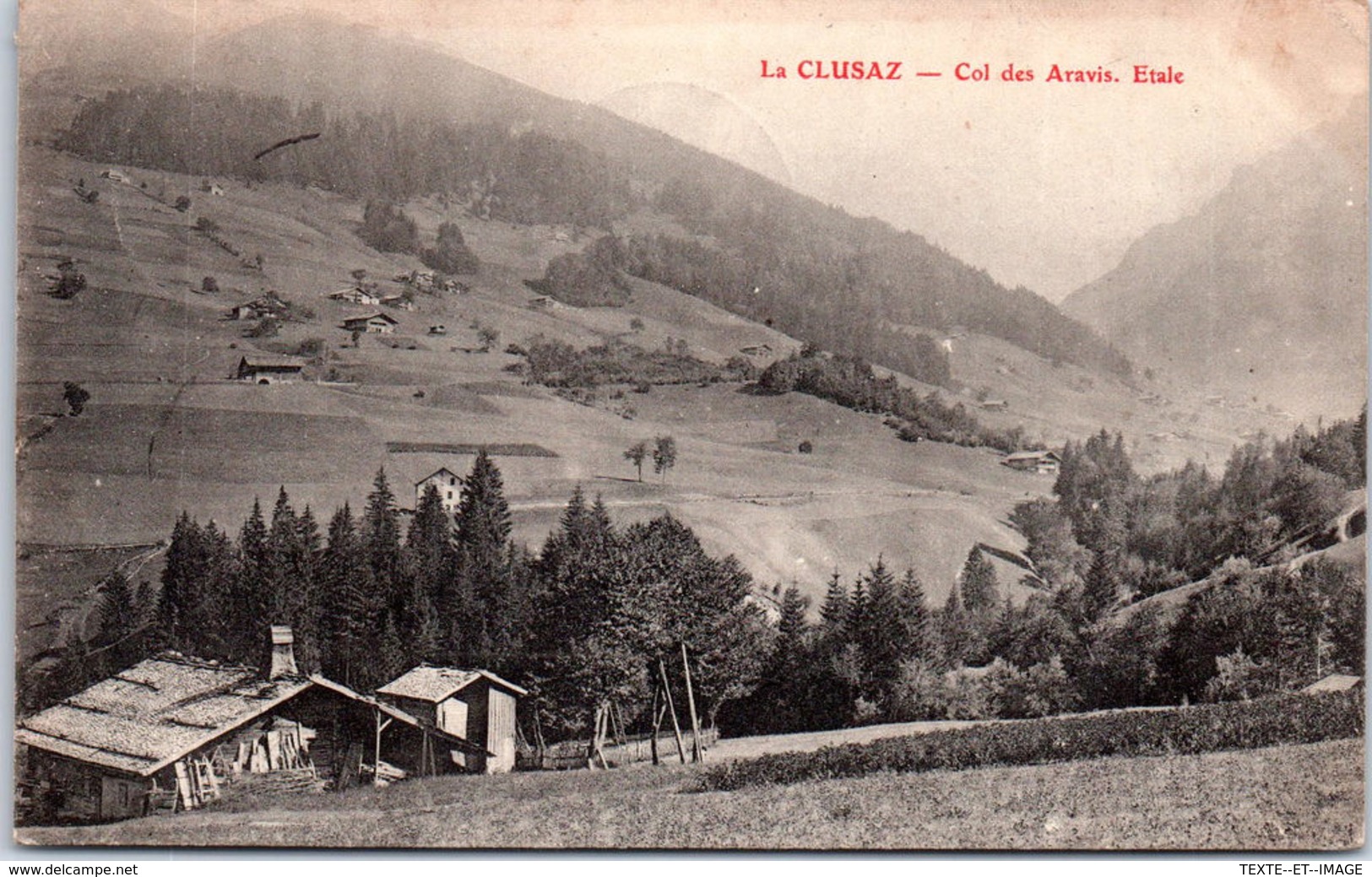 74 LA CLUSAZ - Col Des Aravis - La Clusaz