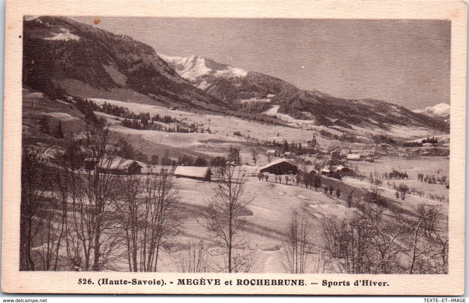 74 MEGEVE ET ROCHEBRUNE - Sports D'hiver - Megève