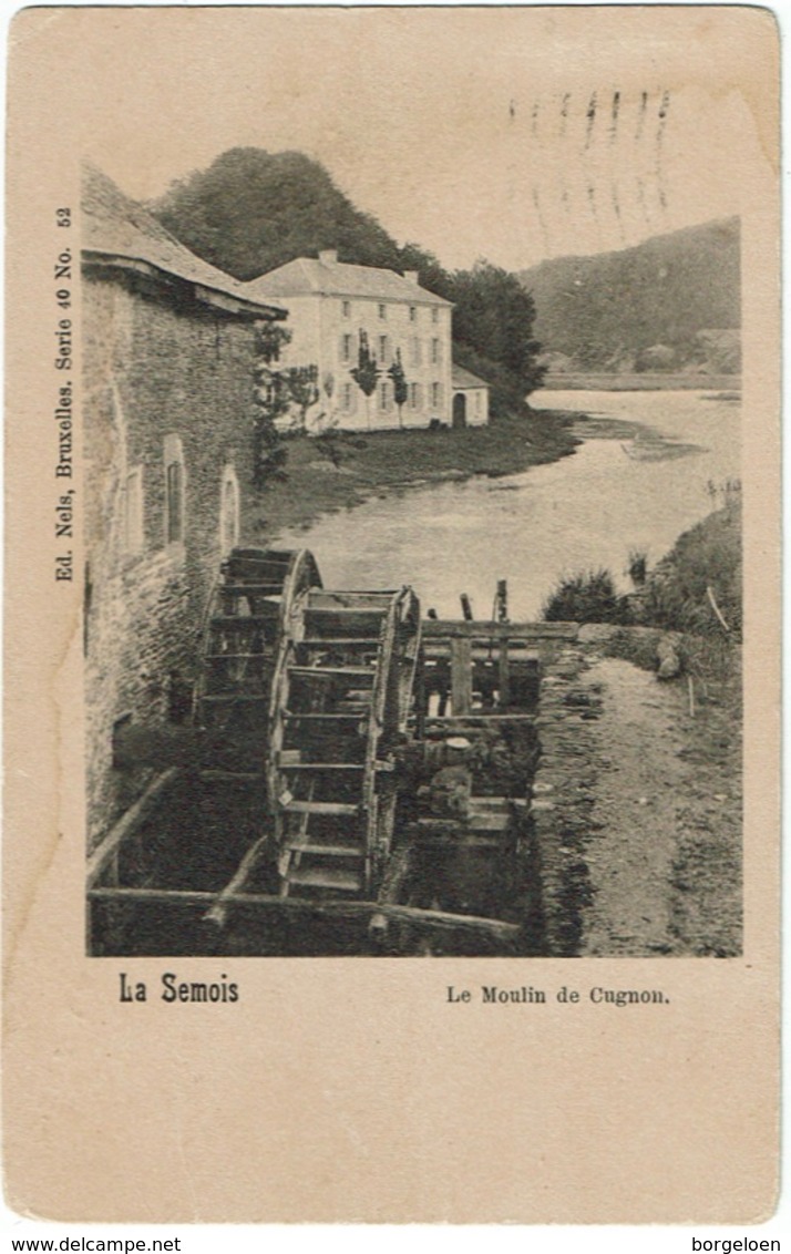 La Semois - Le Moulin De Cugnon 1909 (?) - Bertrix