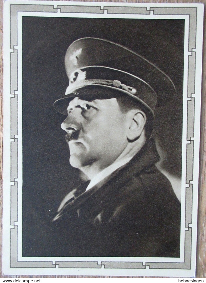 DR 1 Ganzsache 6 + 19 Pfg. Hitler Vorderseitig Bild Adolf Hitler Mit Mütze - Sonstige & Ohne Zuordnung