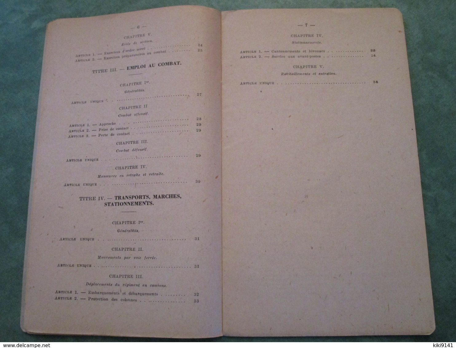 Instruction Provisoire Pour Les Sections D'Eclaireurs Motocyclistes D'Infanterie (34 Pages) - Francese