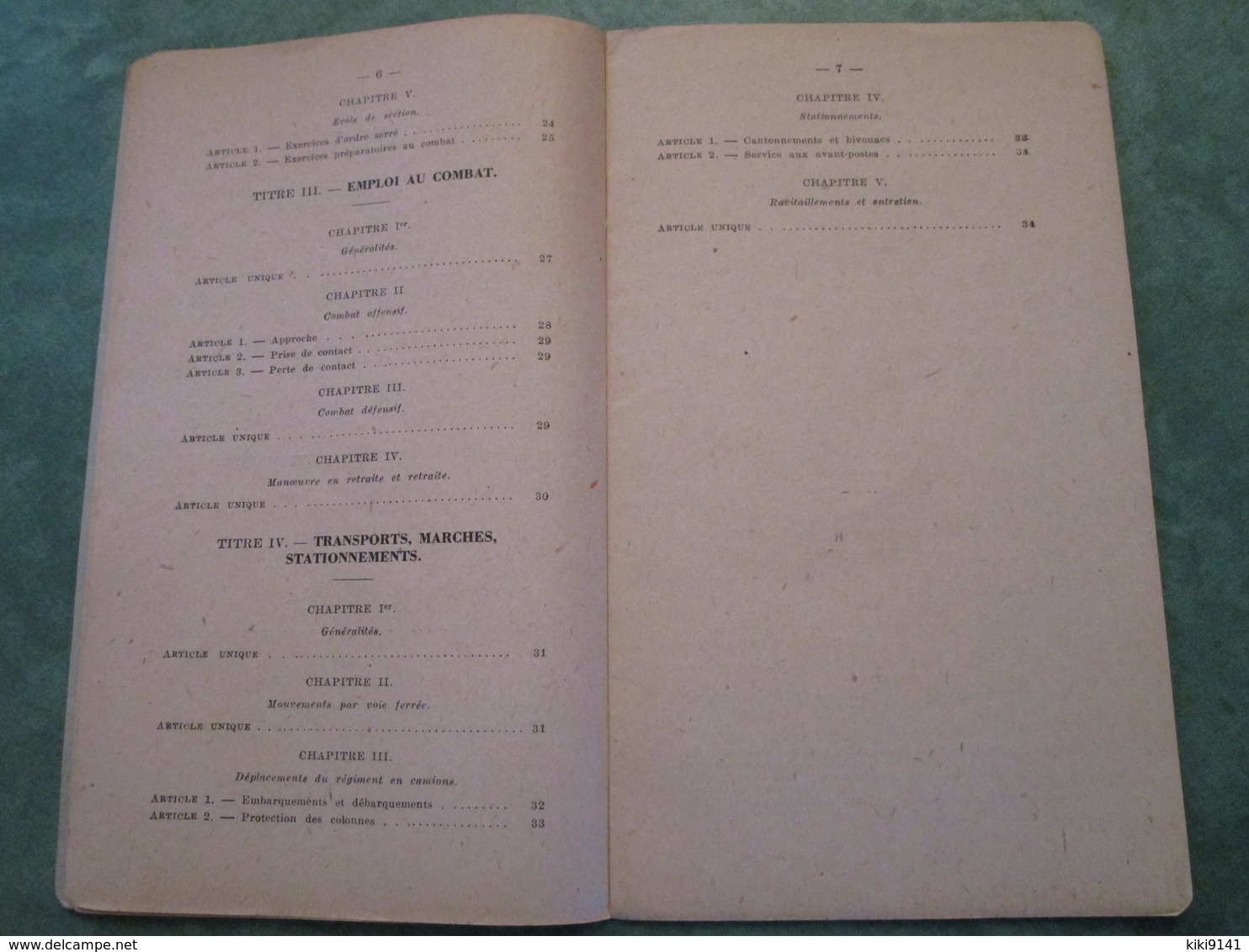 Instruction Provisoire Pour Les Sections D'Eclaireurs Motocyclistes D'Infanterie (34 Pages) - Français