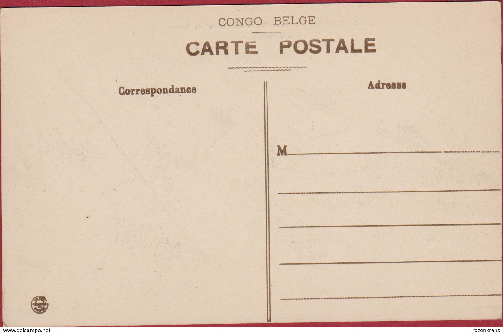 Belgisch Congo Belge Bas Congo Direction Du Chemin De Fer Du Animee Geanimeerd Spoorwegen Directiegebouw MATADI CPA - Autres & Non Classés