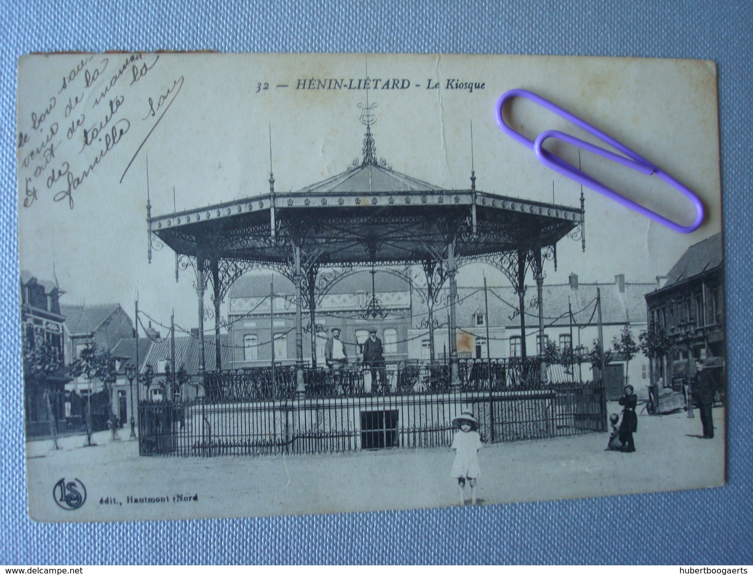 HENIN-LIETARD : Le Kiosque En 1920 - Other & Unclassified