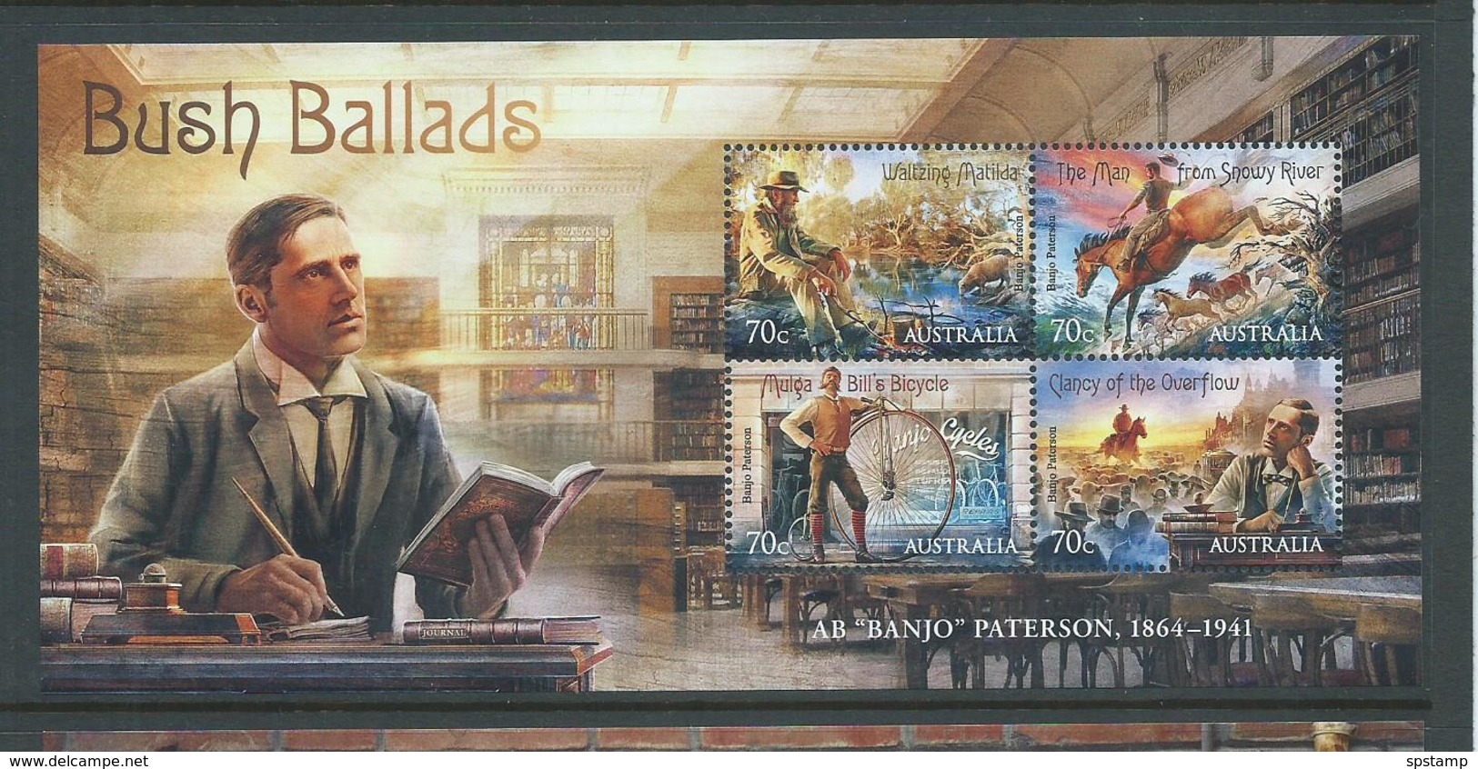 Australia 2014 Bush Ballads Miniature Sheet MNH - Mint Stamps