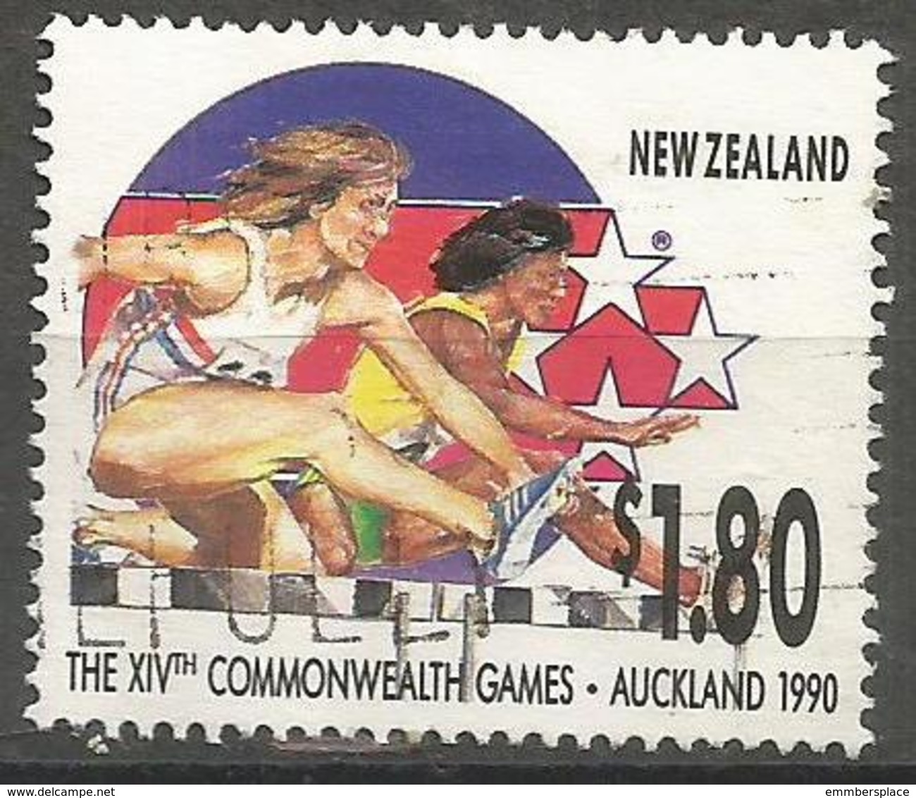 New Zealand - 1989 Hurdling $1.30 Used  SG 1537 - Used Stamps