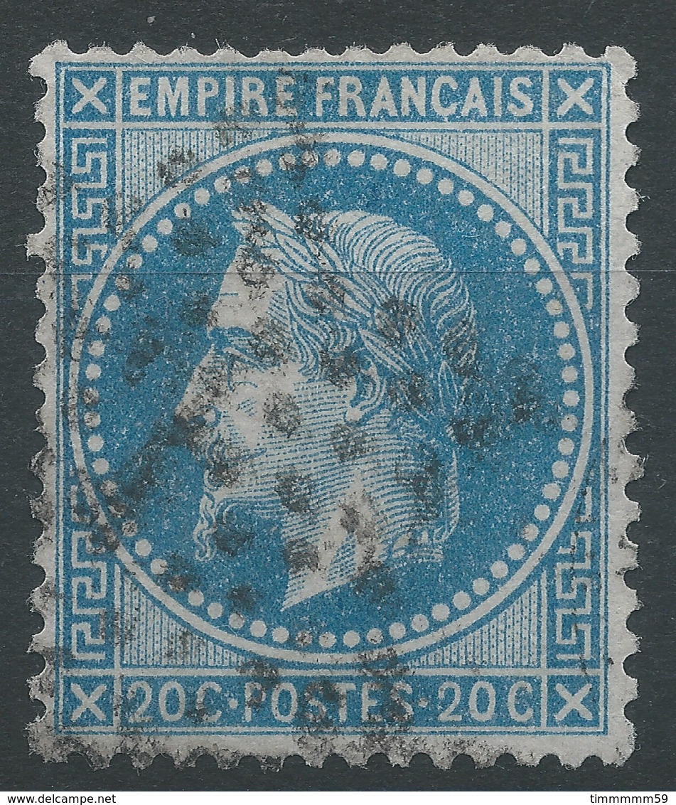 Lot N°47159  N°29B, Oblit étoile Chiffrée 7 De PARIS (R. Des Vlles-Haudrtes) - 1863-1870 Napoleon III With Laurels