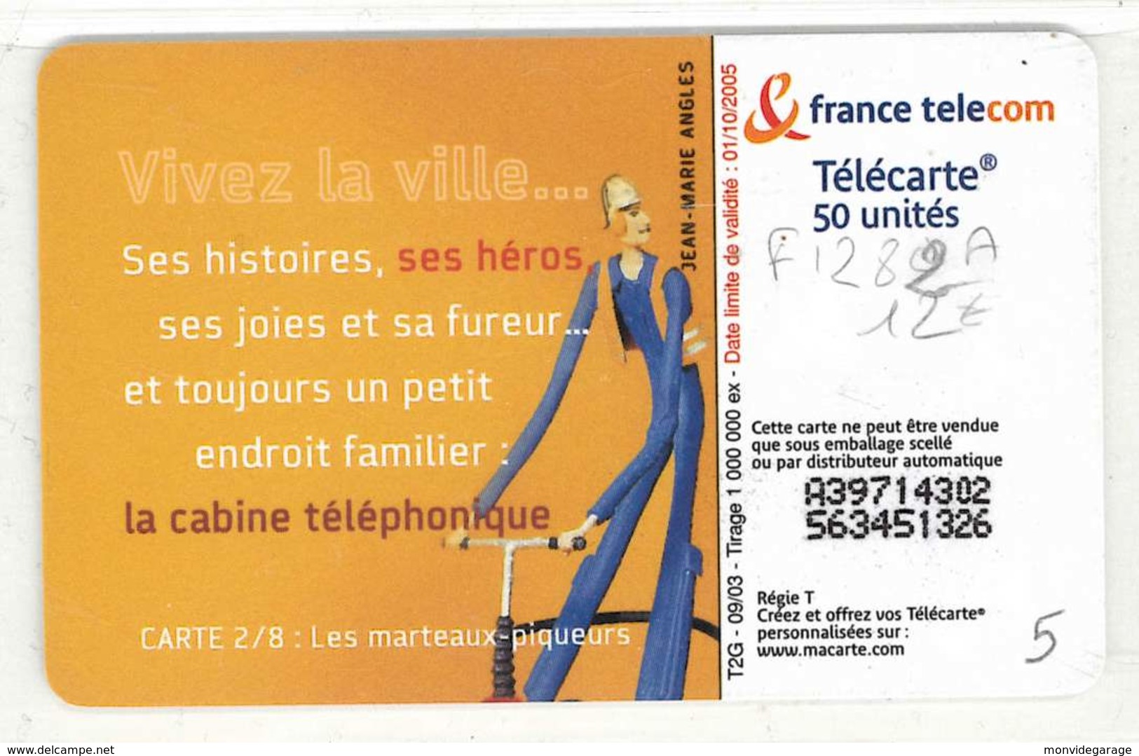 F1282A - Les Métiers De La Rue - Les Marteaux Piqueurs - 1-3 - 2003