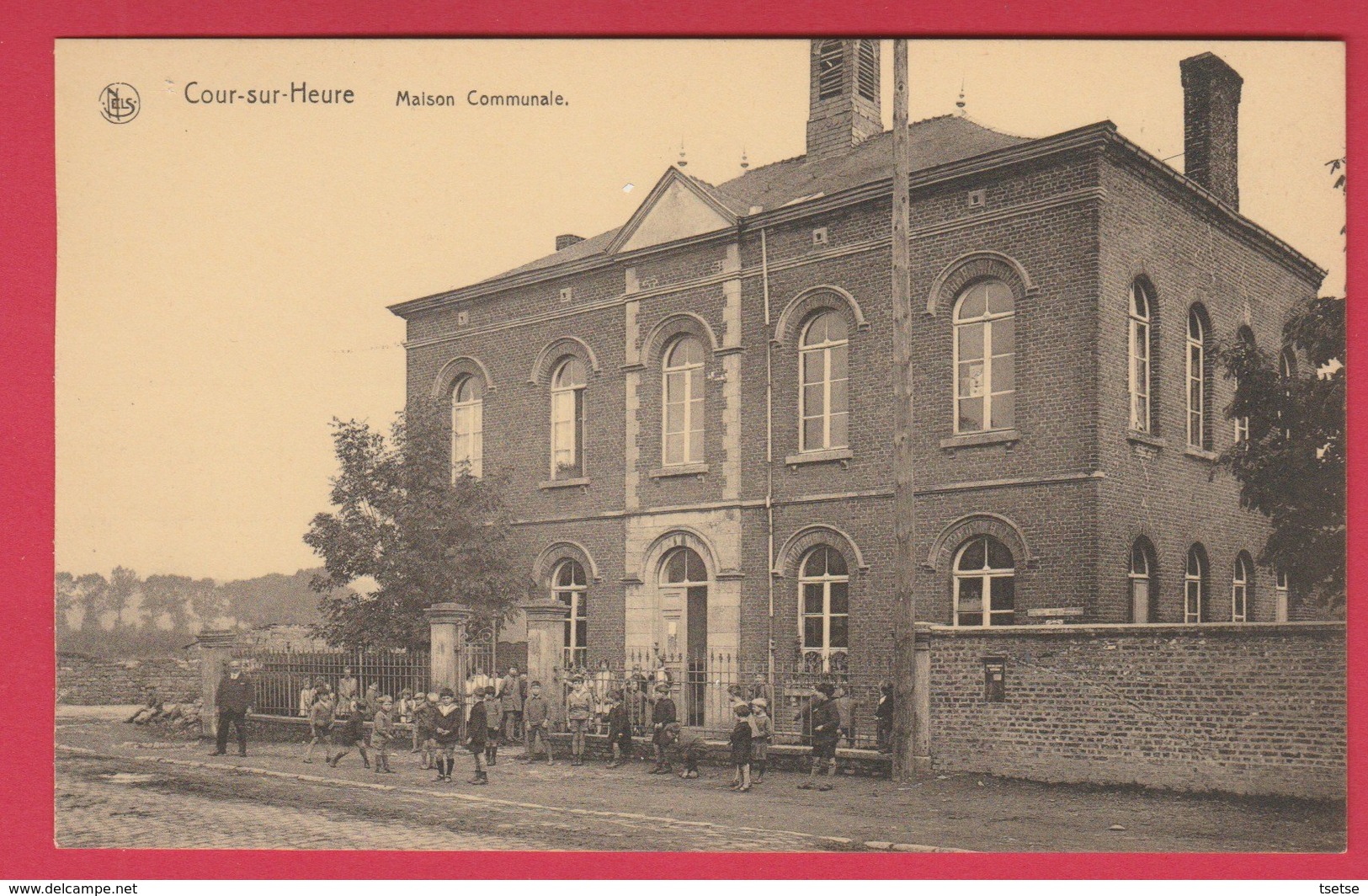 Cour-sur-Heure -  Maison Communale ... Groupe D'enfants ( Voir Verso ) - Ham-sur-Heure-Nalinnes