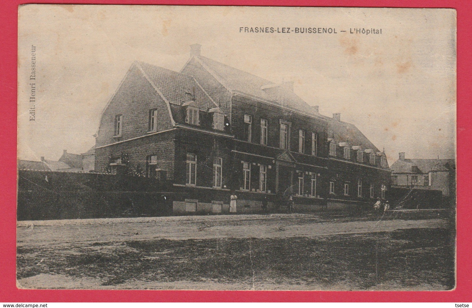 Frasnes-lez-Buissenal - L'Hôpital  - 1923( Voir Verso ) - Frasnes-lez-Anvaing