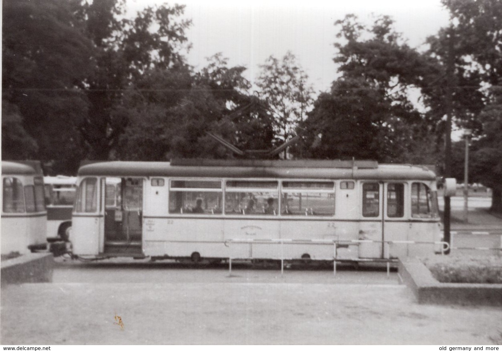 Original Photo Straßenbahn Ost Berlin DDR - Trains