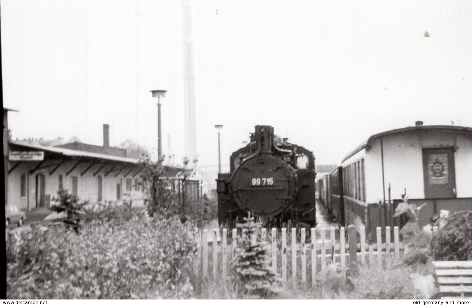 Original Photo Eisenbahn Bahnanlagen DDR - Trains