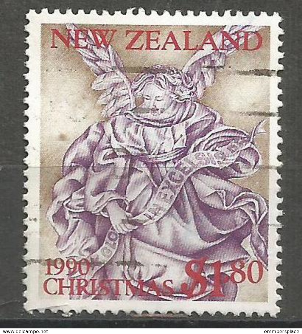 New Zealand - 1990 Christmas Angels $1.80 Used  SG 1572 - Used Stamps