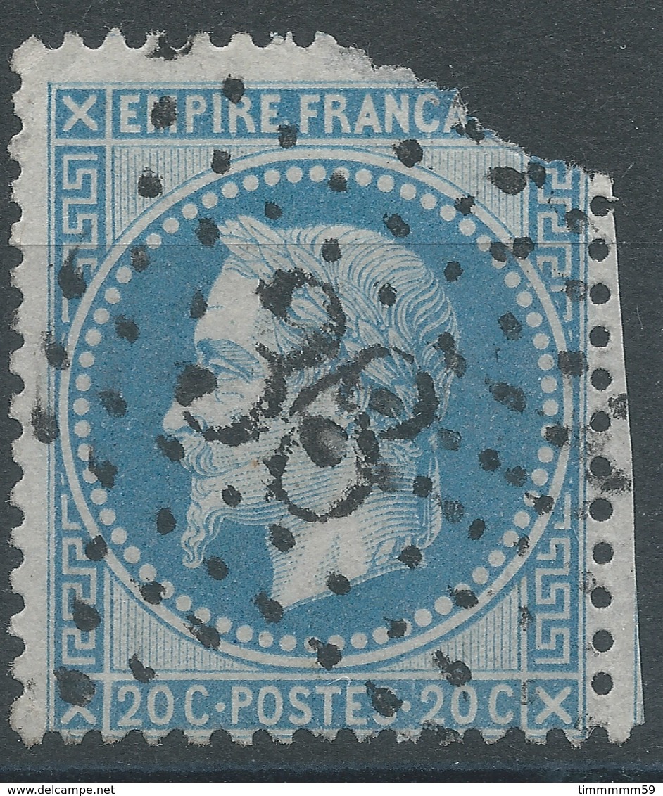 Lot N°47186   N°29B, Oblit étoile Chiffrée 38 De PARIS (R. Des Feuillantines) - 1863-1870 Napoleon III With Laurels