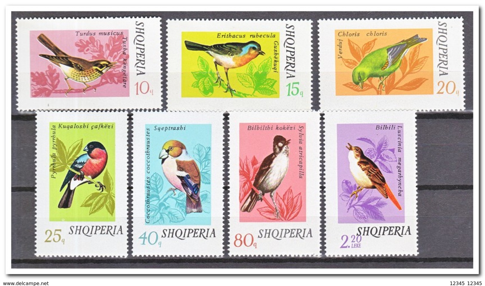 Albanië 1973, Postfris MNH, Birds ( Backside See Scan ) - Albanië