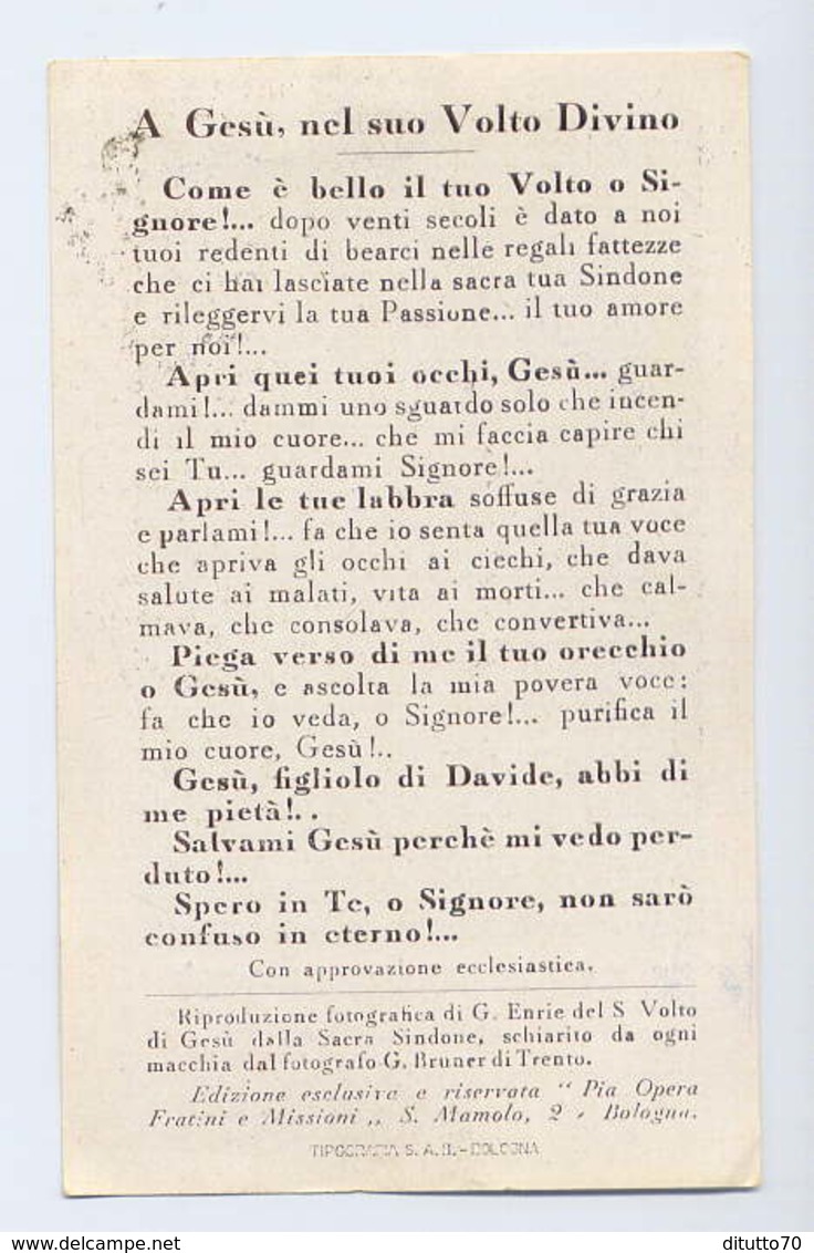 Santino - Il Santo Volto Di Gesù - E1 - Santini