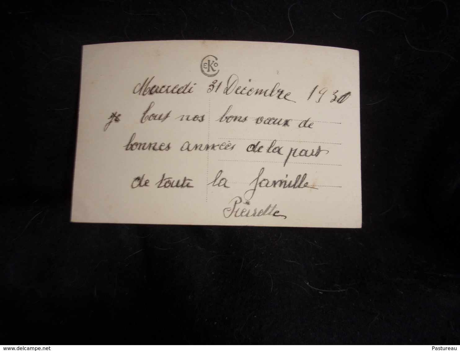 Enfant . Bébé ." Années 30 " Fer à Cheval .Voir 2 Scans . - Autres & Non Classés