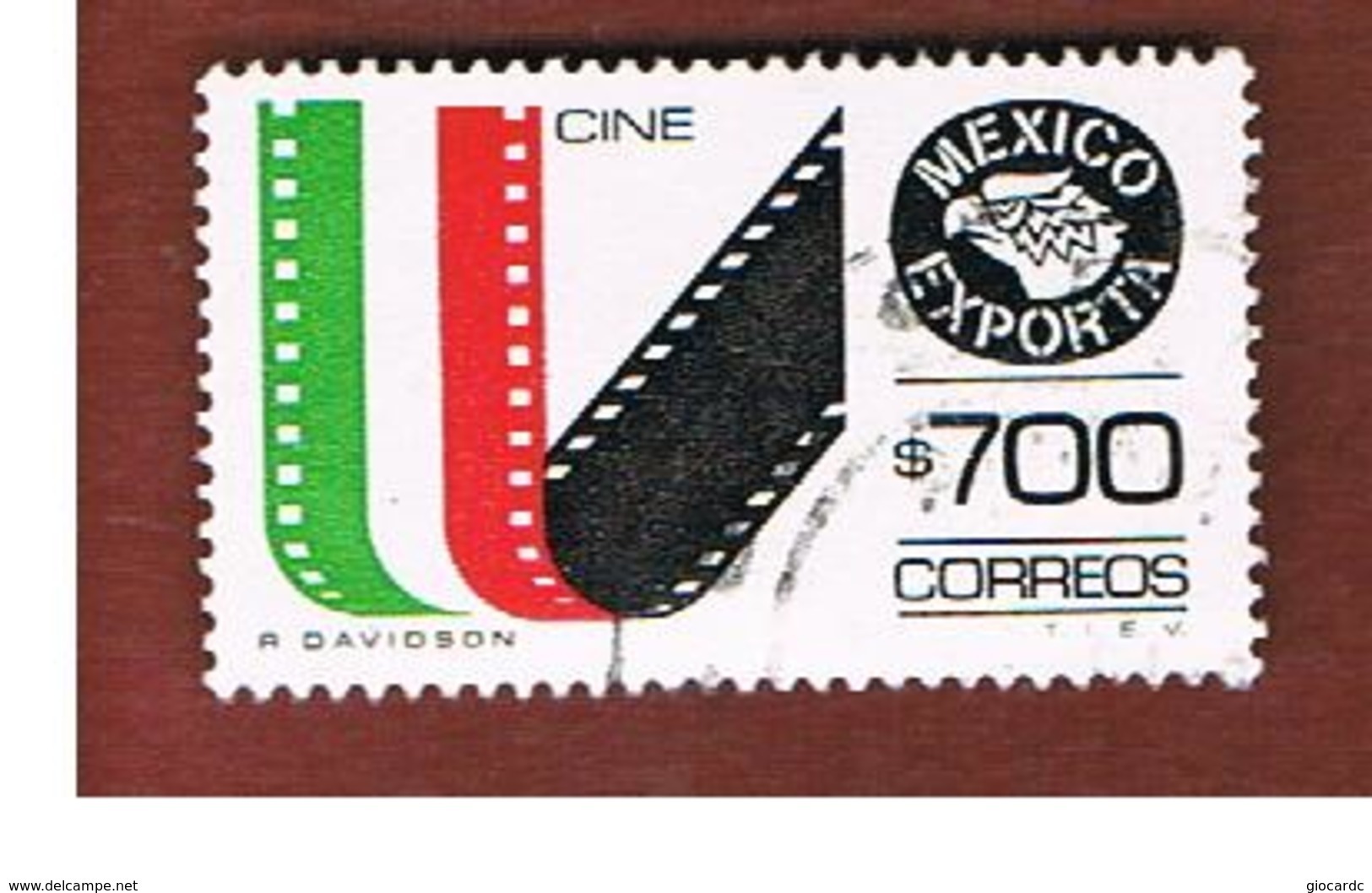 MESSICO (MEXICO) -  SG 1360k   - 1988    MEXICAN EXPORTS:   FILM      -  USED° - Messico
