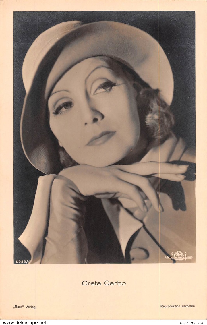 09129 "GRETA GARBO 1905/1990 -  ATTRICE SVEDESE - METRO GOLDWYN MAYER"  CART NON SPED - Artisti