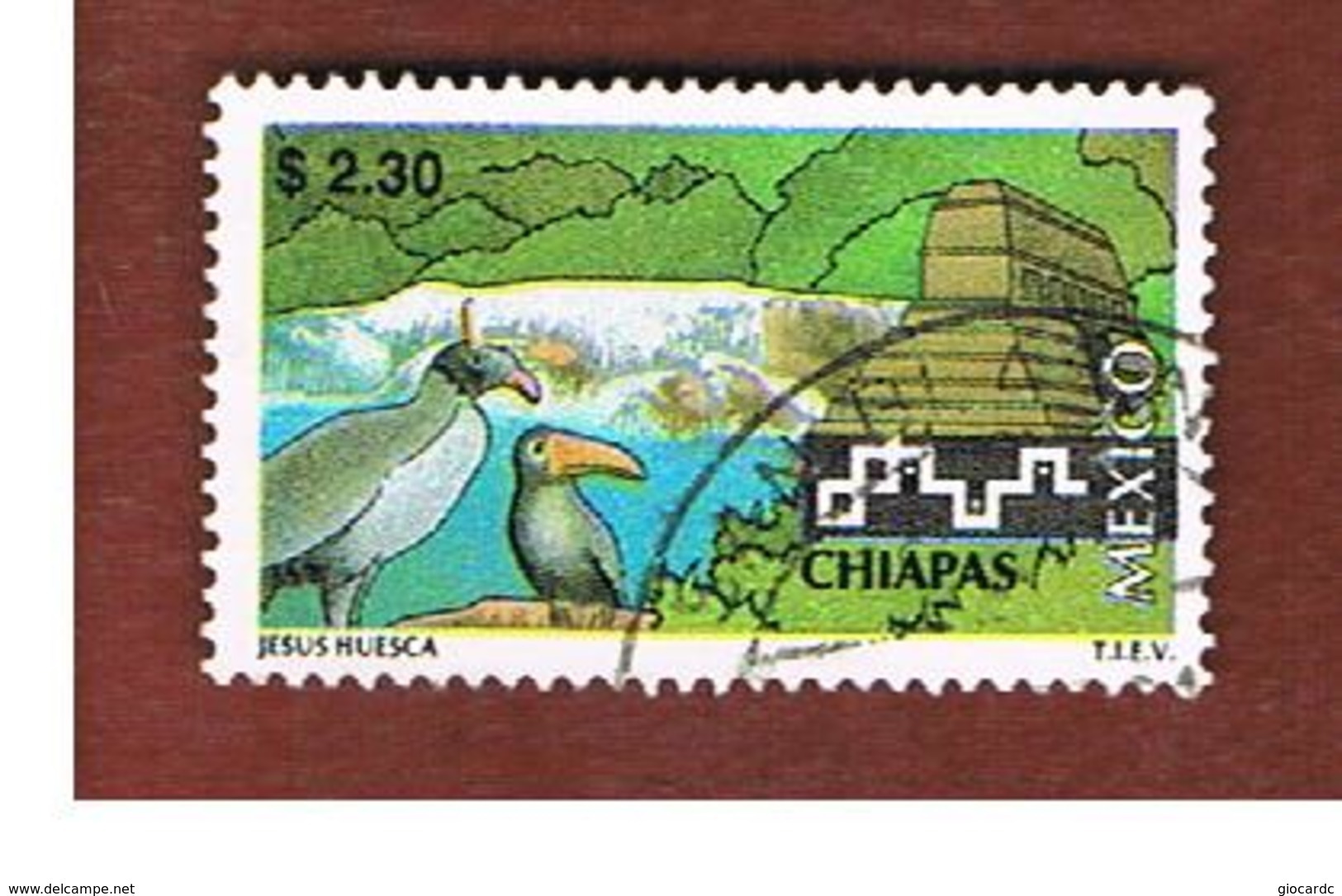 MESSICO (MEXICO) -  SG 2414  - 1997  TOURISM: CHIAPAS                        -  USED° - Messico
