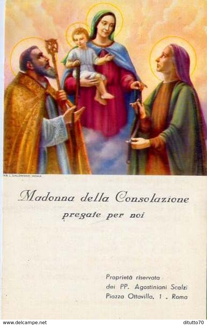 Santino - Madonna Della Consolazione - E1 - Santini